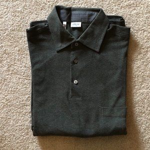 Brioni Long Sleeve Wool Polo Size: L - Made in Italy